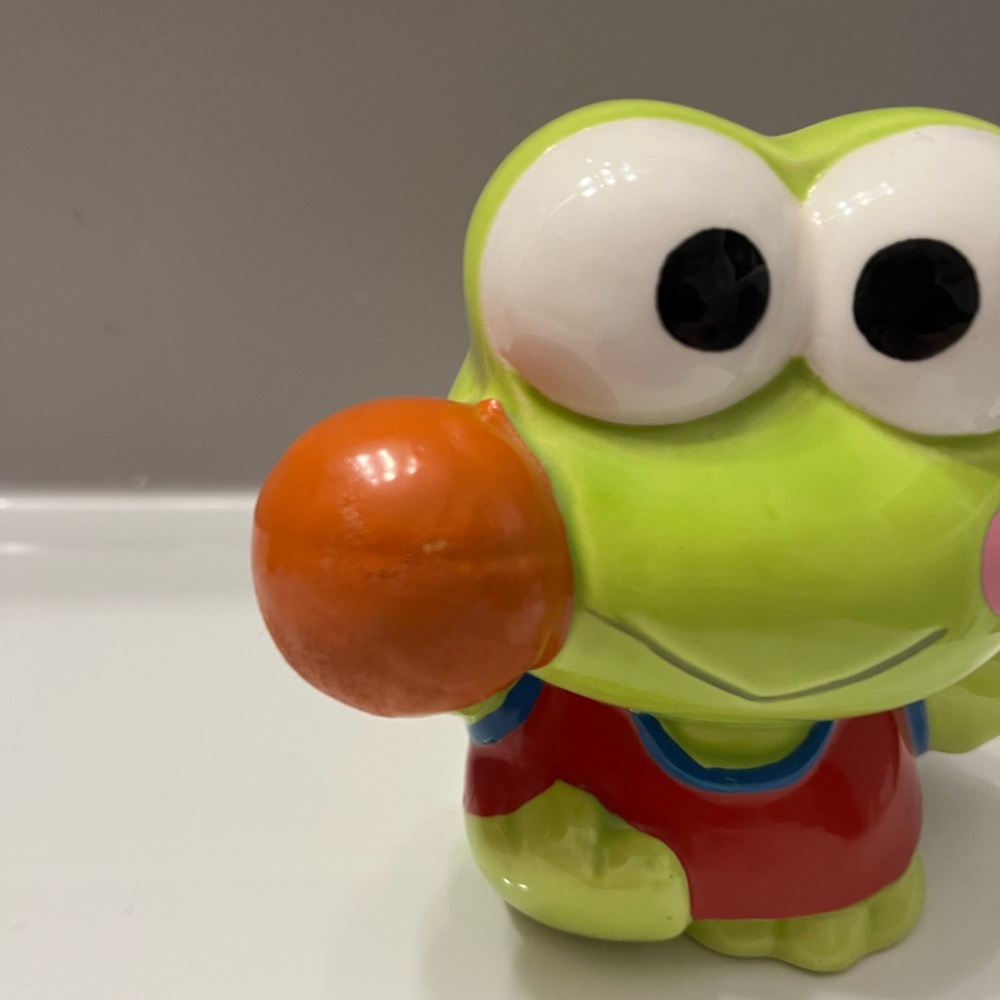 Sanrio keroppi ceramic coin bank - Picture 3 of 8